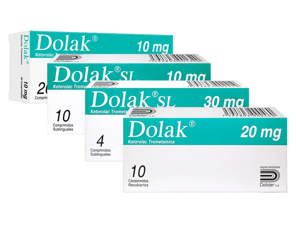 Dolak: presentaciones del producto