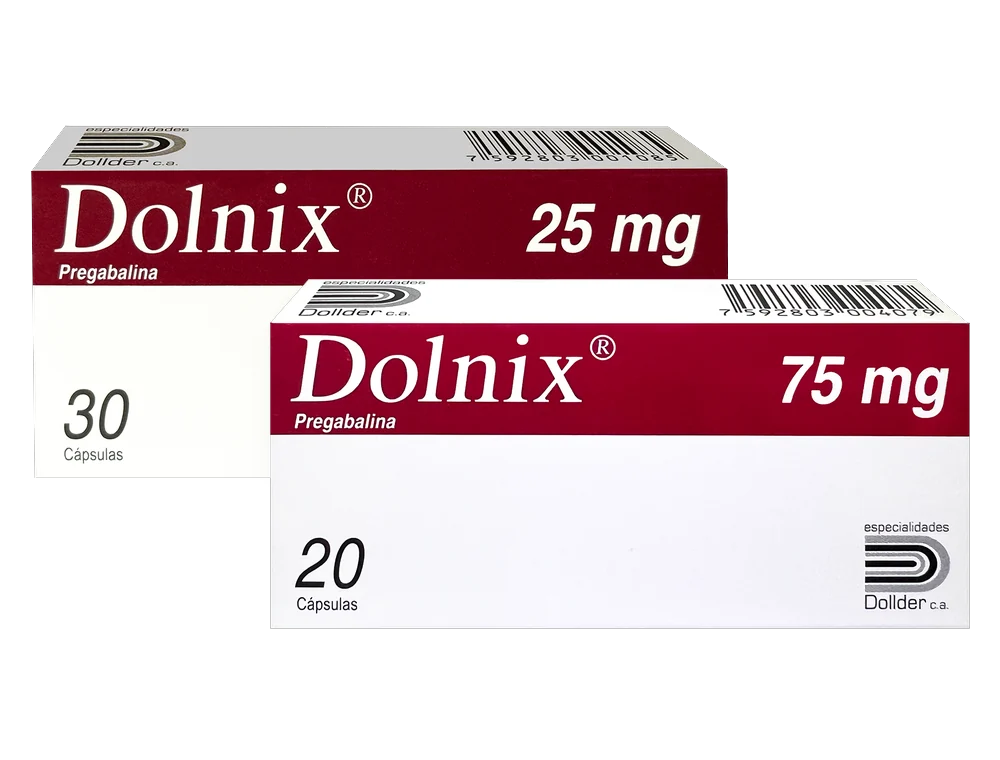 Dolnix: presentaciones del producto